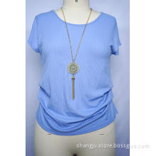 knit top with chain for women